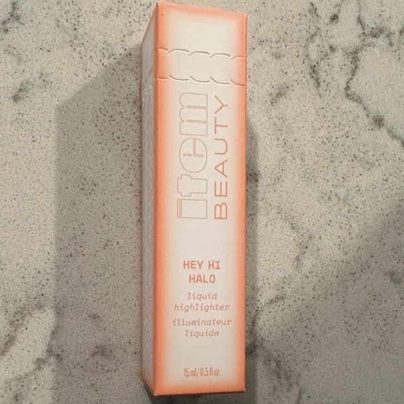 Bite Beauty Hey Hi Halo Liquid Highlighter - Soft Peach - Picture 1 of 5